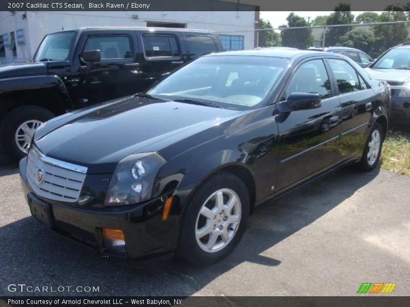 Black Raven / Ebony 2007 Cadillac CTS Sedan