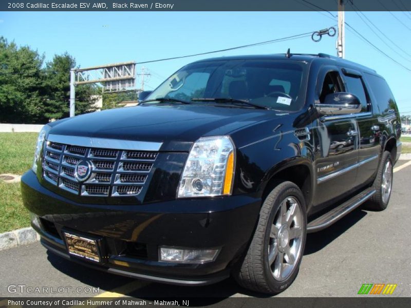 Black Raven / Ebony 2008 Cadillac Escalade ESV AWD