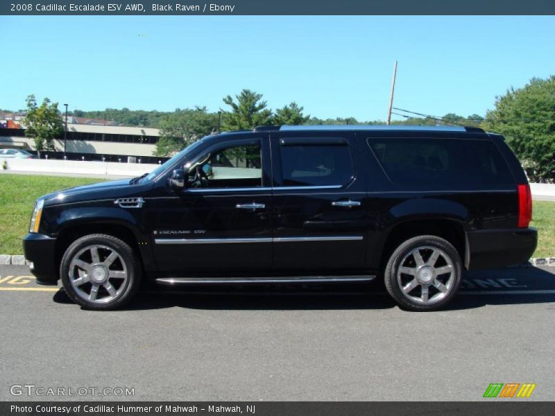 Black Raven / Ebony 2008 Cadillac Escalade ESV AWD
