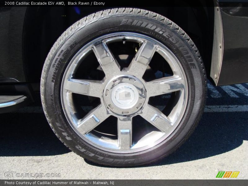 Black Raven / Ebony 2008 Cadillac Escalade ESV AWD
