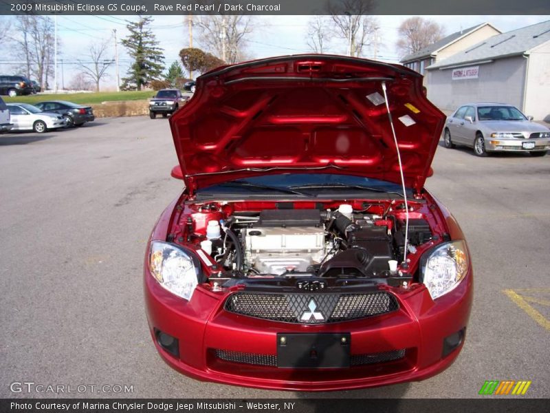 Rave Red Pearl / Dark Charcoal 2009 Mitsubishi Eclipse GS Coupe