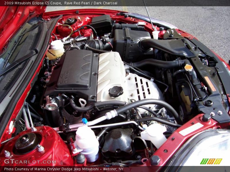 Rave Red Pearl / Dark Charcoal 2009 Mitsubishi Eclipse GS Coupe