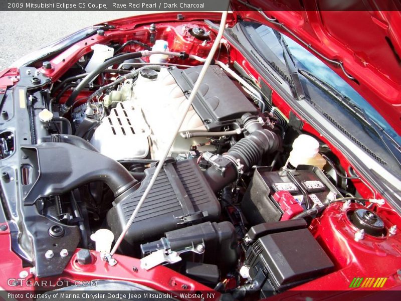 Rave Red Pearl / Dark Charcoal 2009 Mitsubishi Eclipse GS Coupe