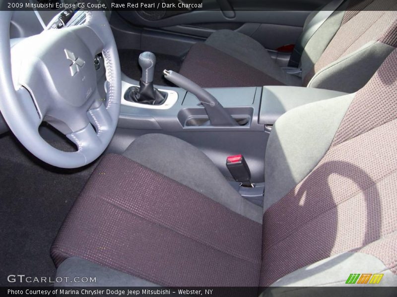 Rave Red Pearl / Dark Charcoal 2009 Mitsubishi Eclipse GS Coupe
