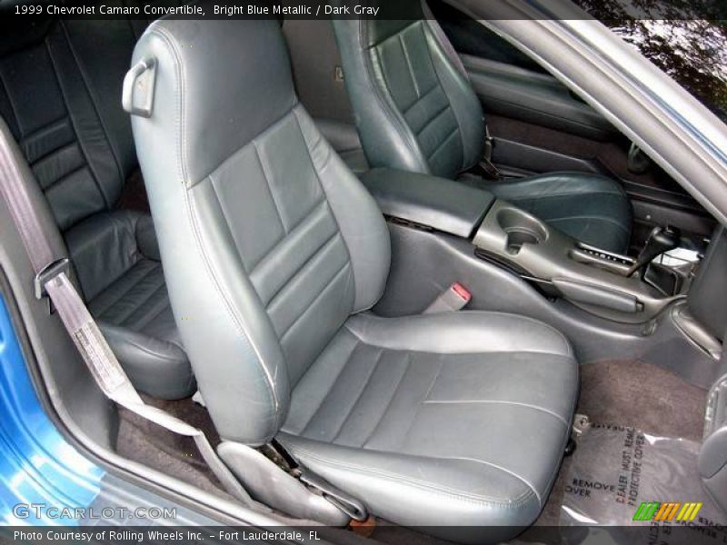 Bright Blue Metallic / Dark Gray 1999 Chevrolet Camaro Convertible