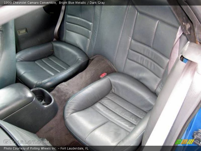 Bright Blue Metallic / Dark Gray 1999 Chevrolet Camaro Convertible