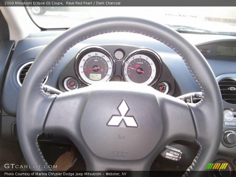 Rave Red Pearl / Dark Charcoal 2009 Mitsubishi Eclipse GS Coupe