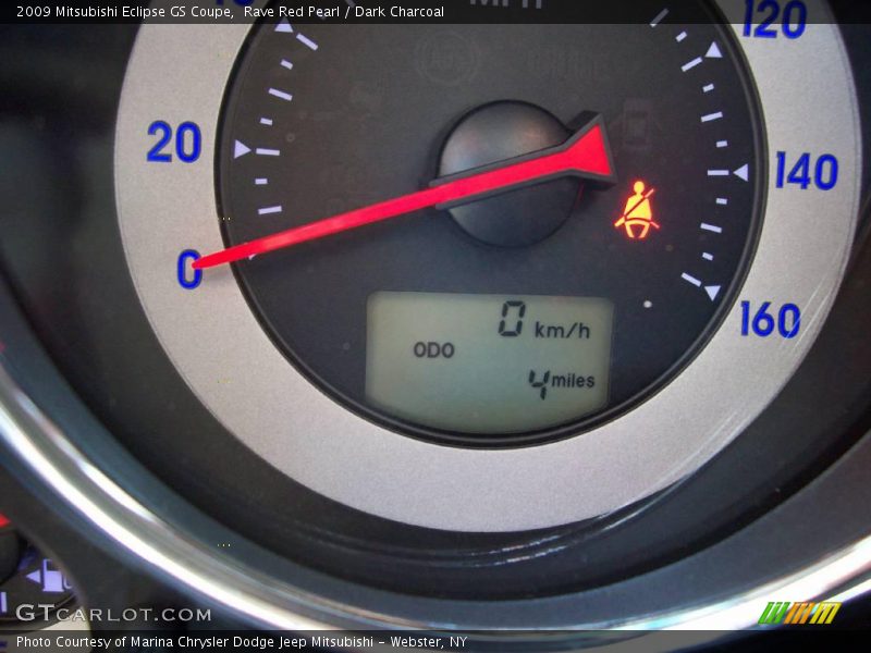 Rave Red Pearl / Dark Charcoal 2009 Mitsubishi Eclipse GS Coupe