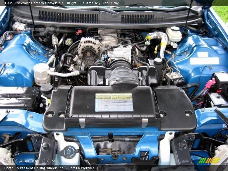 Bright Blue Metallic / Dark Gray 1999 Chevrolet Camaro Convertible