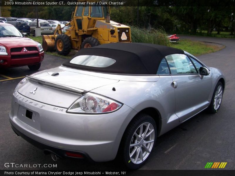Quicksilver Pearl / Dark Charcoal 2009 Mitsubishi Eclipse Spyder GT