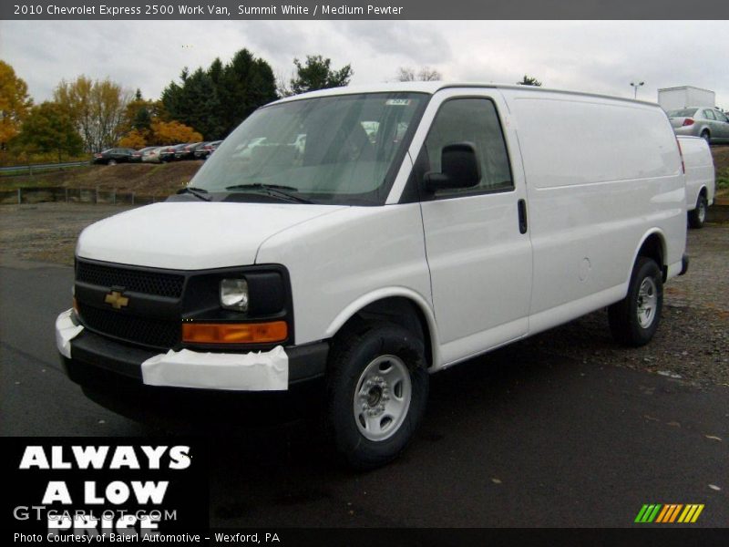 Summit White / Medium Pewter 2010 Chevrolet Express 2500 Work Van