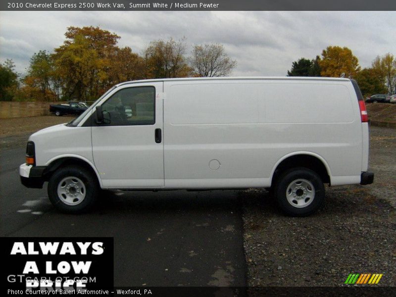 Summit White / Medium Pewter 2010 Chevrolet Express 2500 Work Van