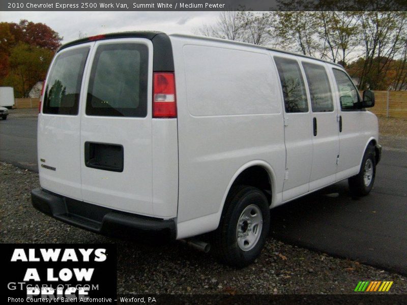 Summit White / Medium Pewter 2010 Chevrolet Express 2500 Work Van