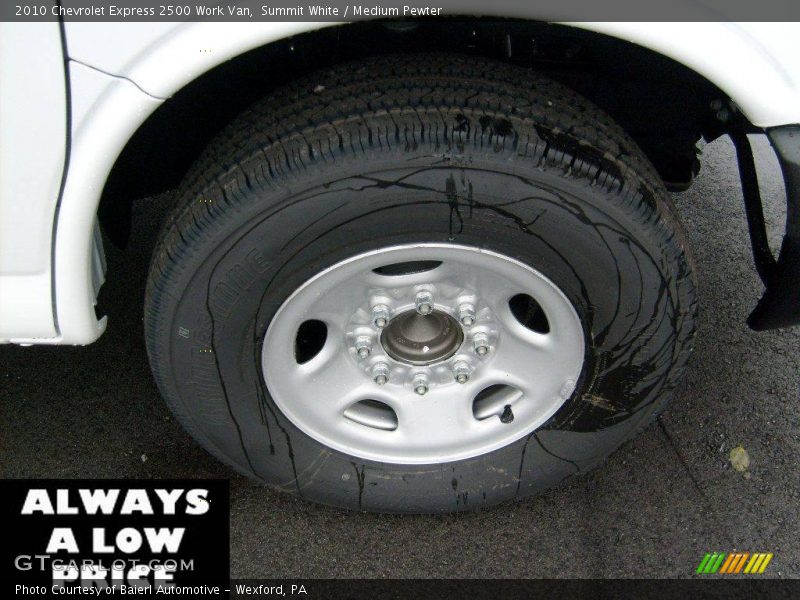 Summit White / Medium Pewter 2010 Chevrolet Express 2500 Work Van