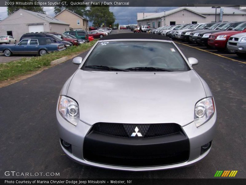 Quicksilver Pearl / Dark Charcoal 2009 Mitsubishi Eclipse Spyder GT