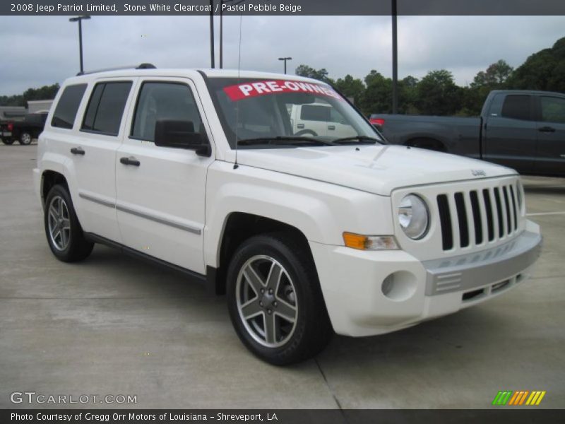 Stone White Clearcoat / Pastel Pebble Beige 2008 Jeep Patriot Limited