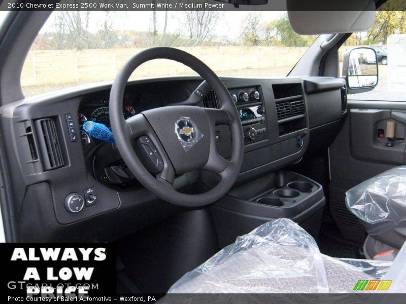 Summit White / Medium Pewter 2010 Chevrolet Express 2500 Work Van