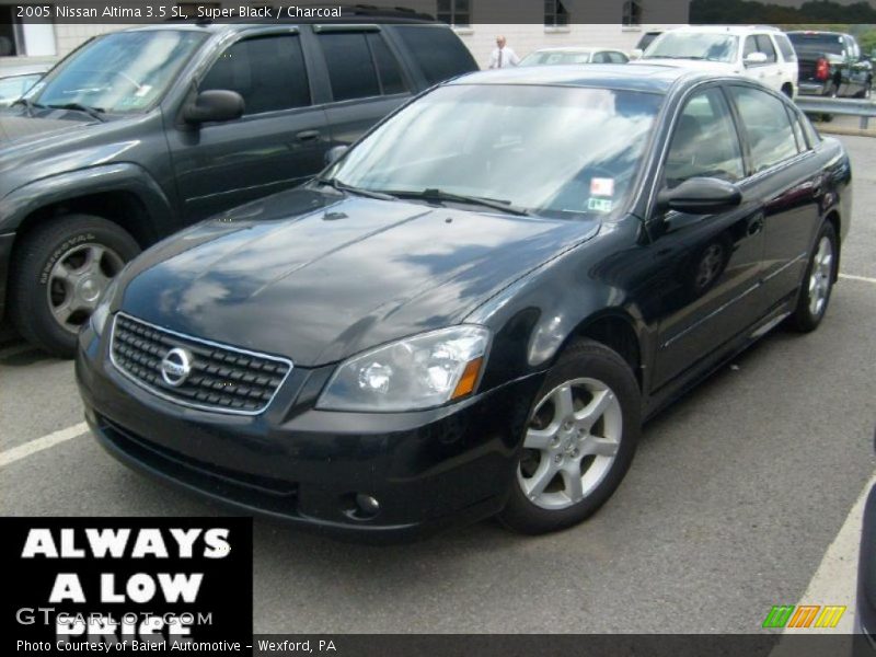 Super Black / Charcoal 2005 Nissan Altima 3.5 SL