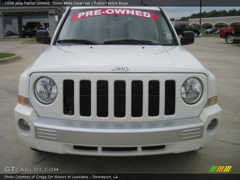 Stone White Clearcoat / Pastel Pebble Beige 2008 Jeep Patriot Limited