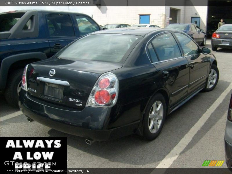 Super Black / Charcoal 2005 Nissan Altima 3.5 SL