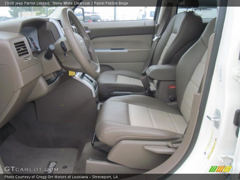 Stone White Clearcoat / Pastel Pebble Beige 2008 Jeep Patriot Limited