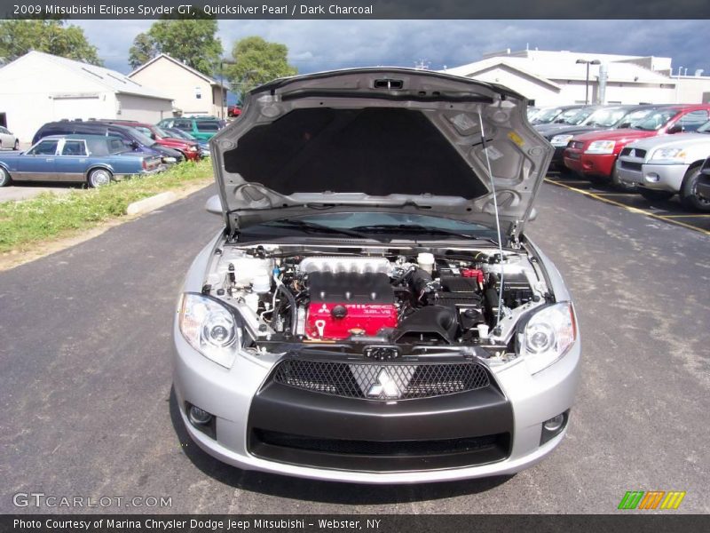 Quicksilver Pearl / Dark Charcoal 2009 Mitsubishi Eclipse Spyder GT