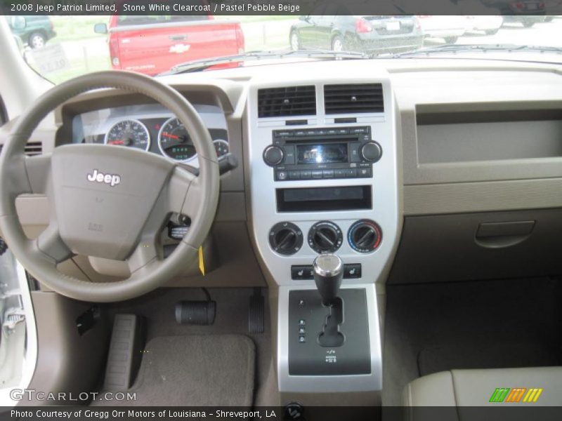 Stone White Clearcoat / Pastel Pebble Beige 2008 Jeep Patriot Limited