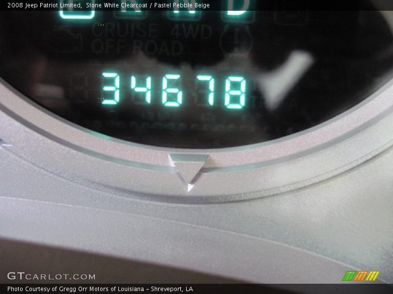 Stone White Clearcoat / Pastel Pebble Beige 2008 Jeep Patriot Limited