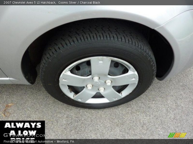 Cosmic Silver / Charcoal Black 2007 Chevrolet Aveo 5 LS Hatchback