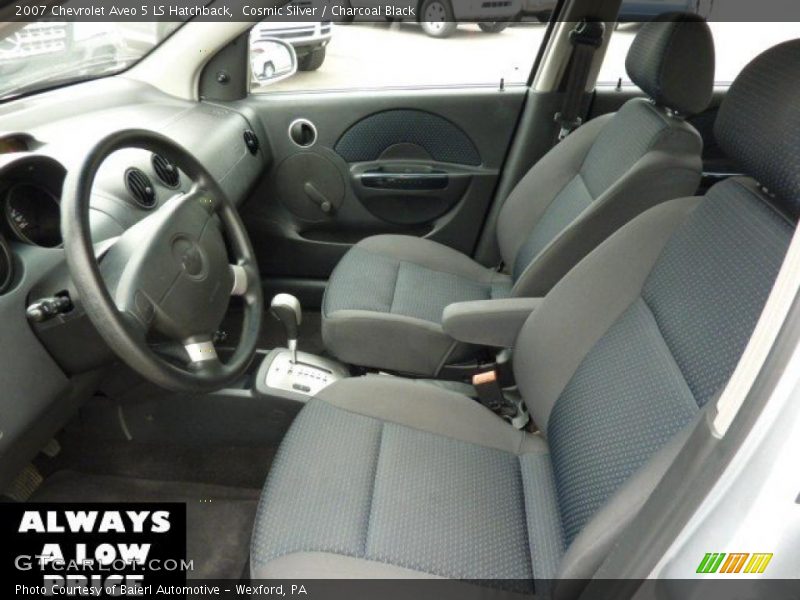 Cosmic Silver / Charcoal Black 2007 Chevrolet Aveo 5 LS Hatchback