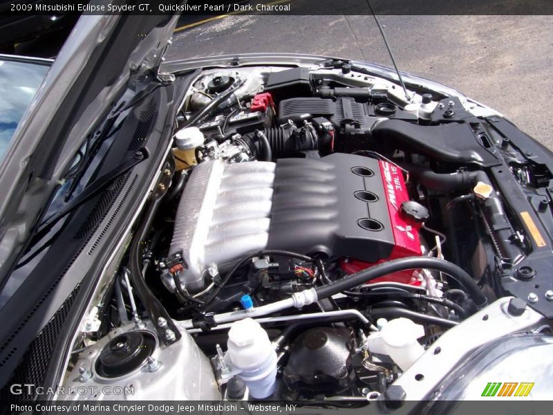 Quicksilver Pearl / Dark Charcoal 2009 Mitsubishi Eclipse Spyder GT