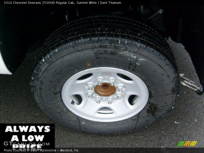 Summit White / Dark Titanium 2010 Chevrolet Silverado 2500HD Regular Cab