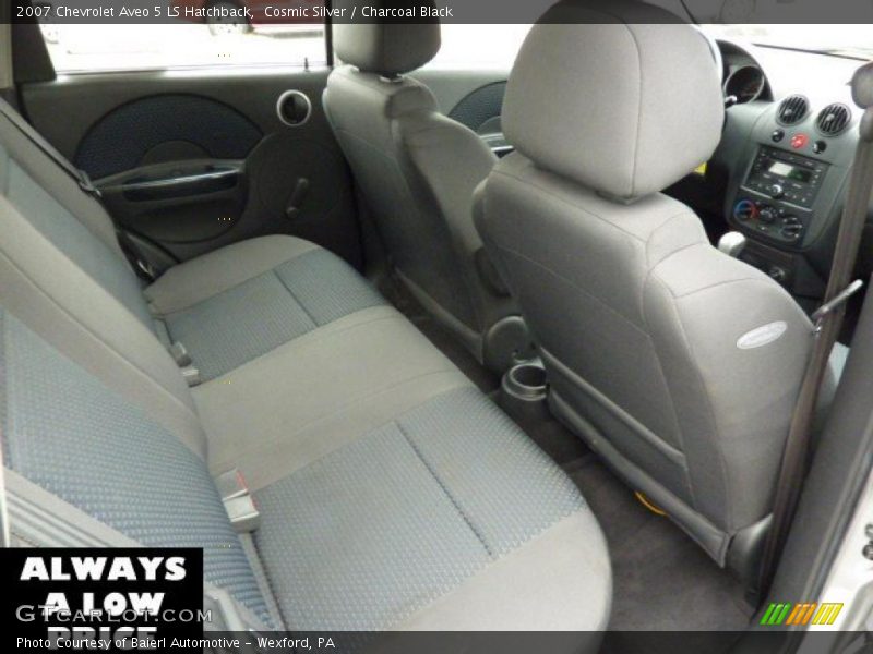 Cosmic Silver / Charcoal Black 2007 Chevrolet Aveo 5 LS Hatchback