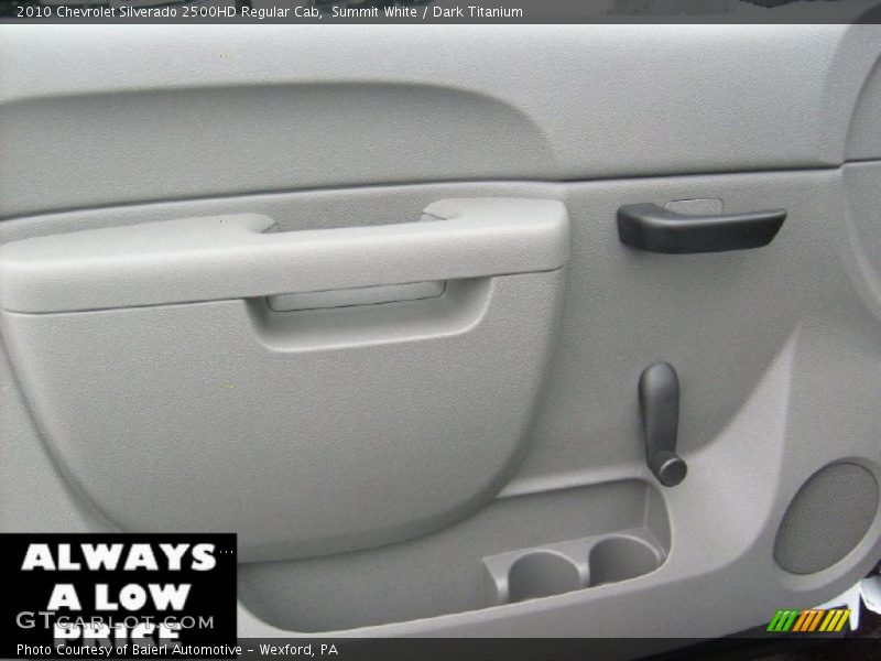 Summit White / Dark Titanium 2010 Chevrolet Silverado 2500HD Regular Cab