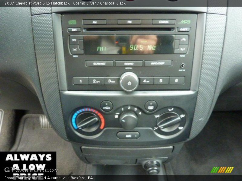 Cosmic Silver / Charcoal Black 2007 Chevrolet Aveo 5 LS Hatchback