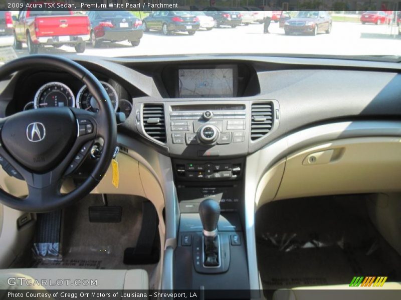 Premium White Pearl / Parchment 2009 Acura TSX Sedan