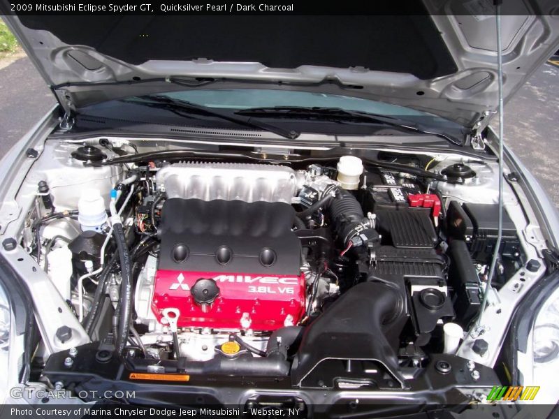 Quicksilver Pearl / Dark Charcoal 2009 Mitsubishi Eclipse Spyder GT