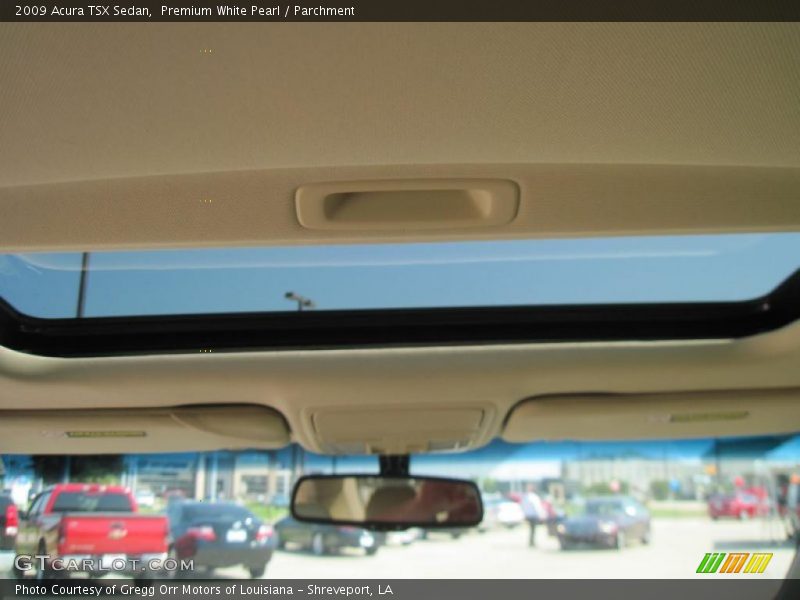 Premium White Pearl / Parchment 2009 Acura TSX Sedan