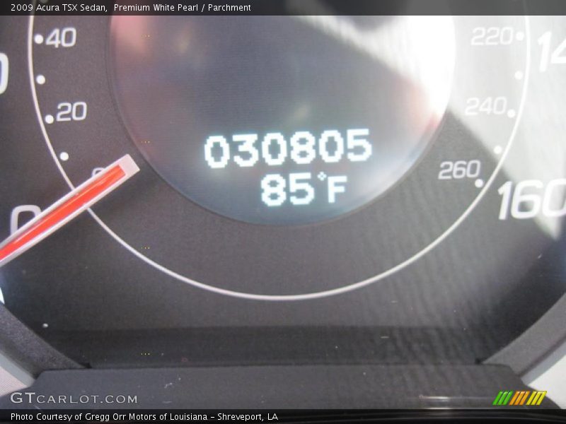 Premium White Pearl / Parchment 2009 Acura TSX Sedan