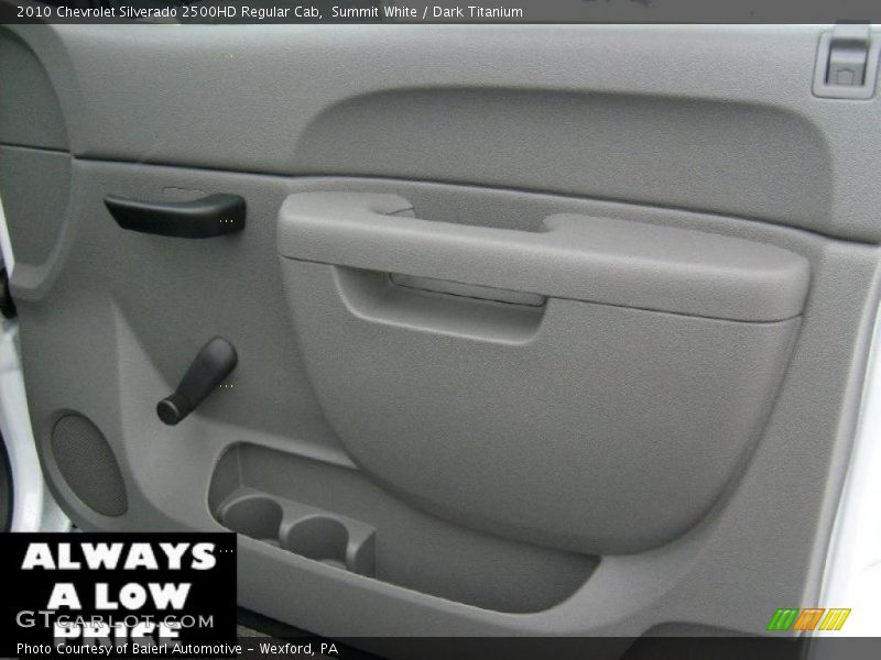 Summit White / Dark Titanium 2010 Chevrolet Silverado 2500HD Regular Cab
