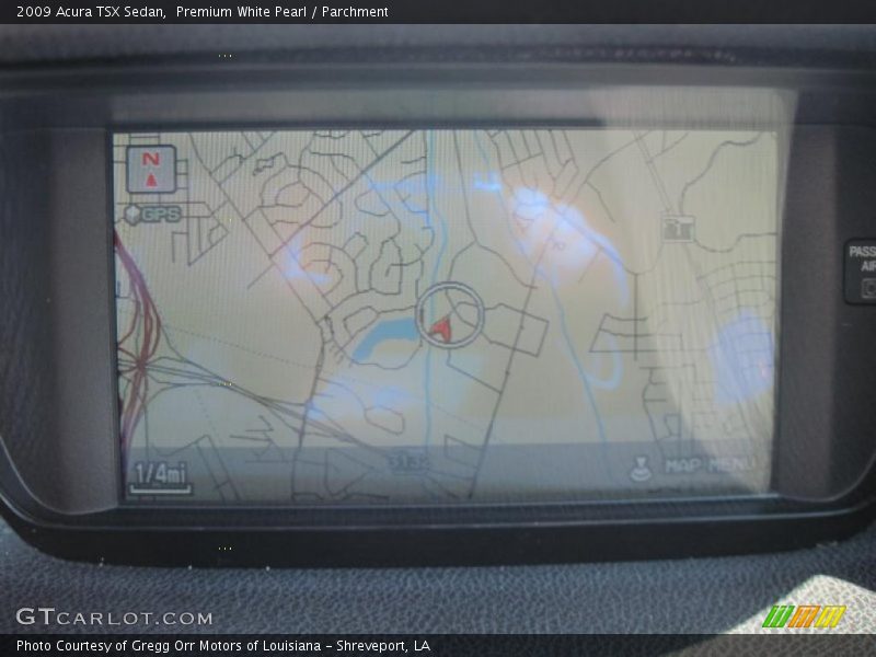 Premium White Pearl / Parchment 2009 Acura TSX Sedan