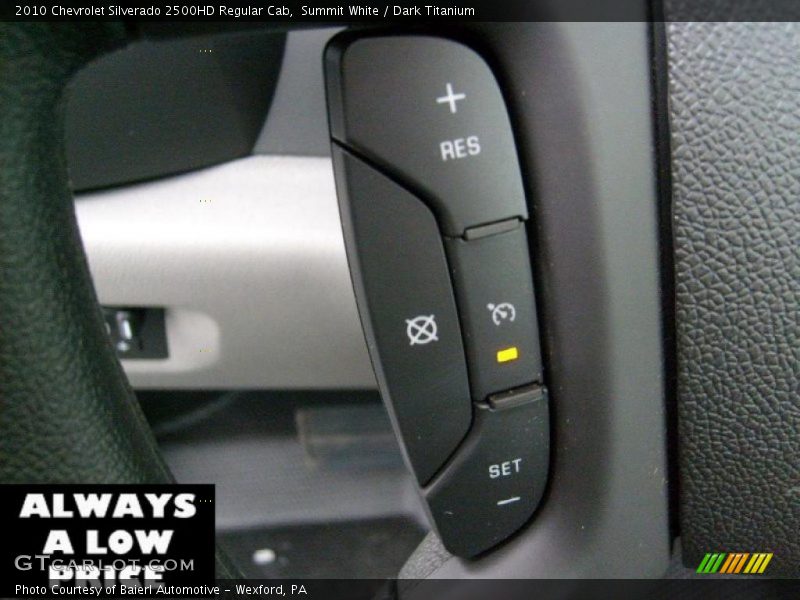 Summit White / Dark Titanium 2010 Chevrolet Silverado 2500HD Regular Cab