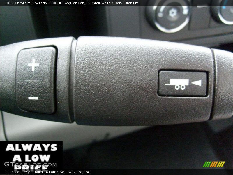 Summit White / Dark Titanium 2010 Chevrolet Silverado 2500HD Regular Cab