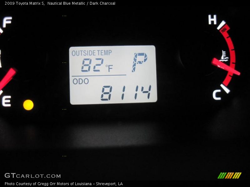 Nautical Blue Metallic / Dark Charcoal 2009 Toyota Matrix S