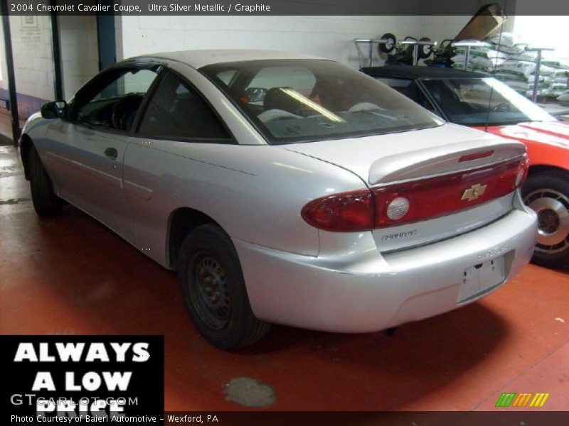 Ultra Silver Metallic / Graphite 2004 Chevrolet Cavalier Coupe