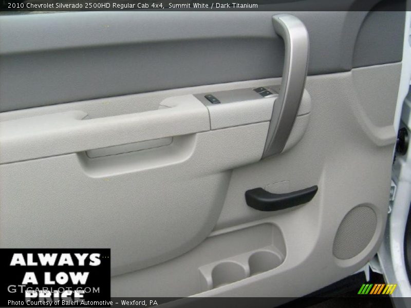 Summit White / Dark Titanium 2010 Chevrolet Silverado 2500HD Regular Cab 4x4