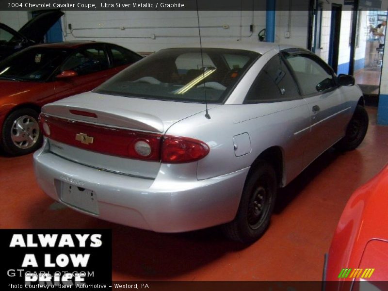 Ultra Silver Metallic / Graphite 2004 Chevrolet Cavalier Coupe