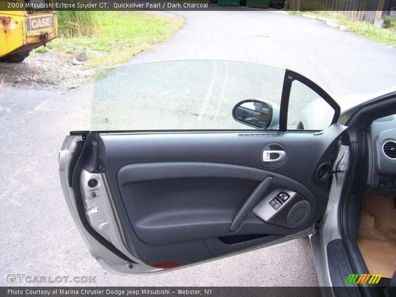 Quicksilver Pearl / Dark Charcoal 2009 Mitsubishi Eclipse Spyder GT