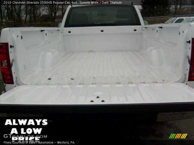 Summit White / Dark Titanium 2010 Chevrolet Silverado 2500HD Regular Cab 4x4