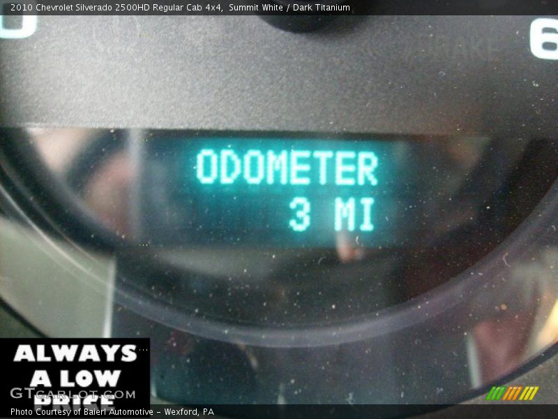 Summit White / Dark Titanium 2010 Chevrolet Silverado 2500HD Regular Cab 4x4